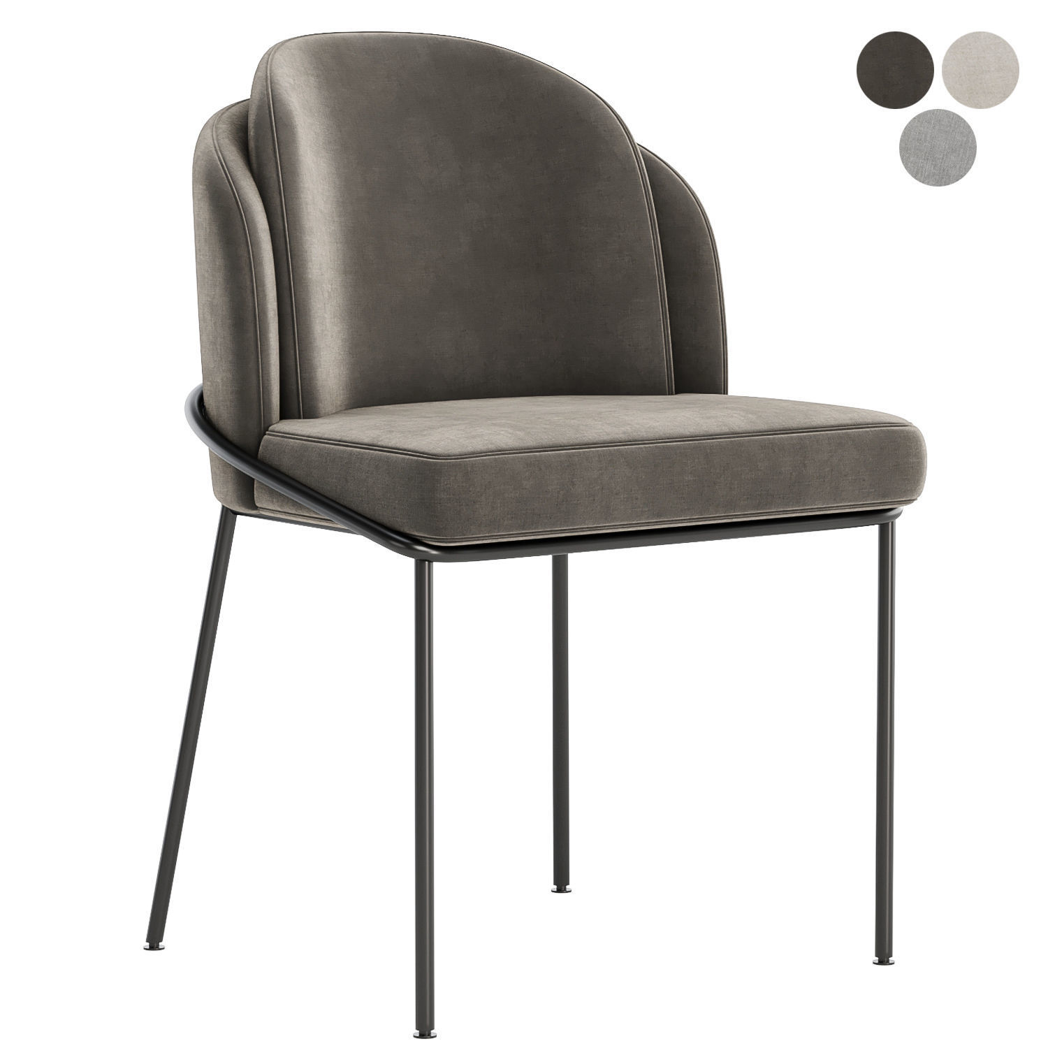 Angelo Dining Chair 3D model_3