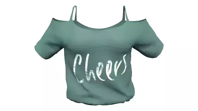 Ladies Shoulder Cut-Out Tee Shirt