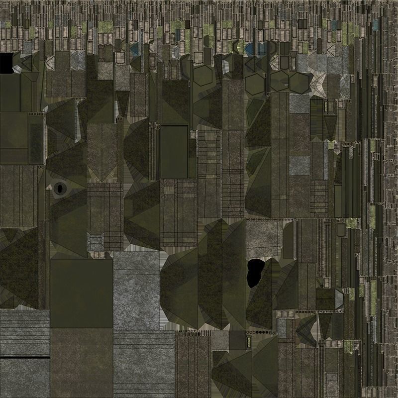 Old Abandoned House07 PBR Unity UE V-Ray Textures Included Low-poly 3D model_33