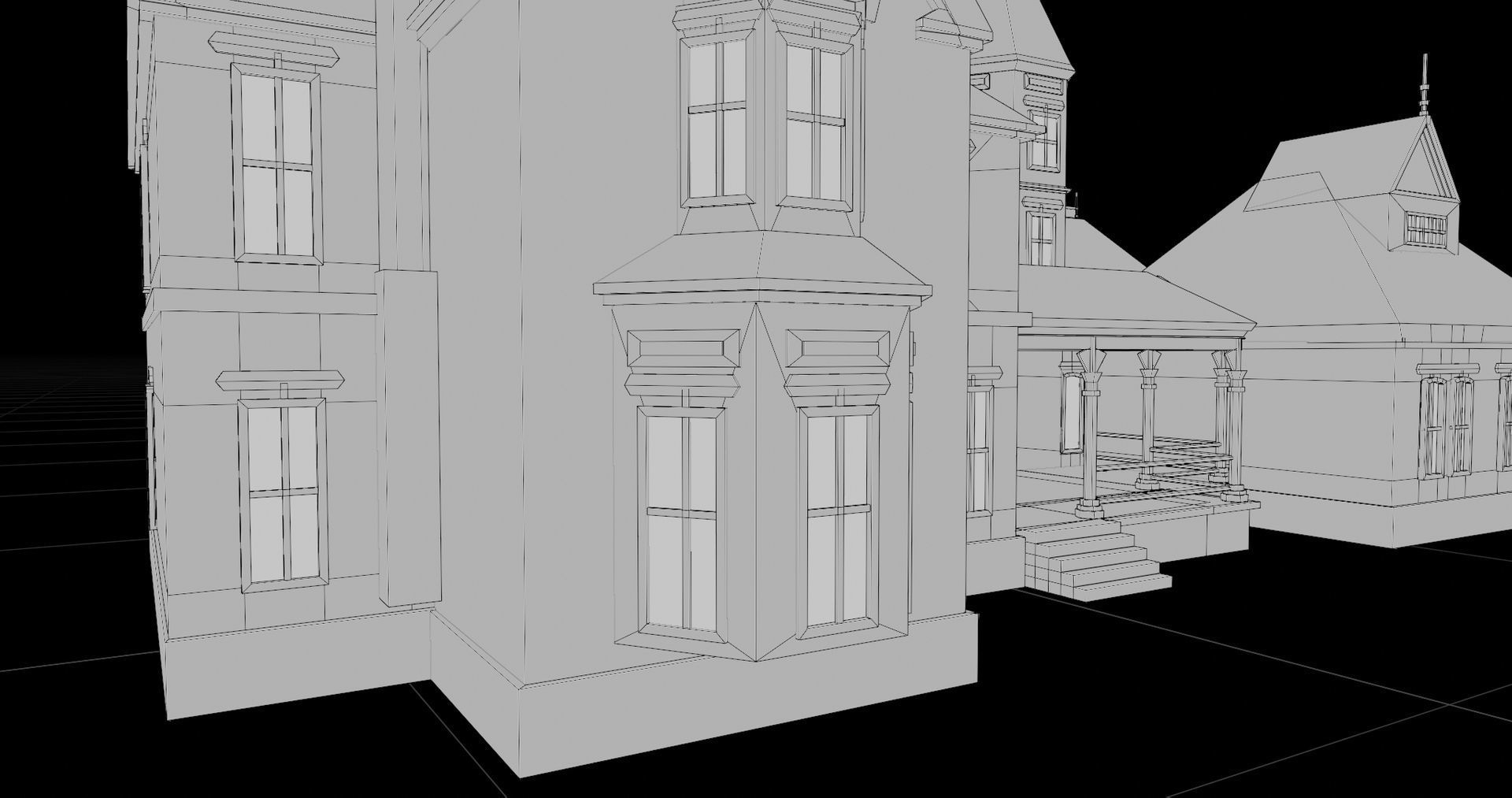 Old Abandoned House07 PBR Unity UE V-Ray Textures Included Low-poly 3D model_28