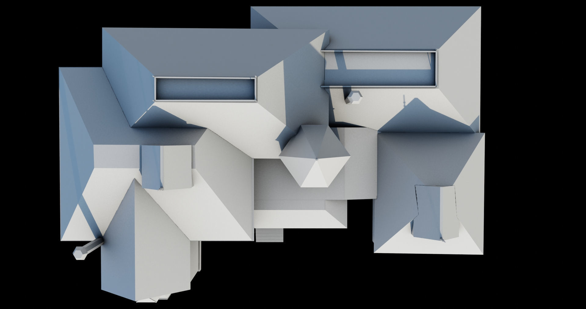 Old Abandoned House07 PBR Unity UE V-Ray Textures Included Low-poly 3D model_24