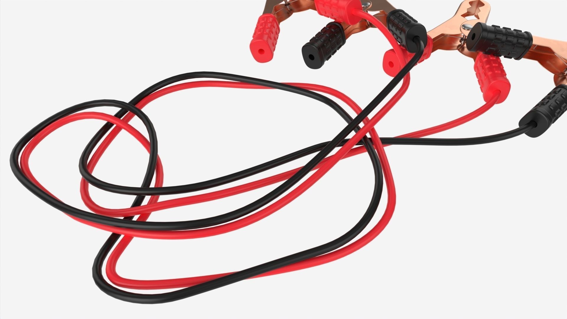 Car Battery Jumpers 3D model_3