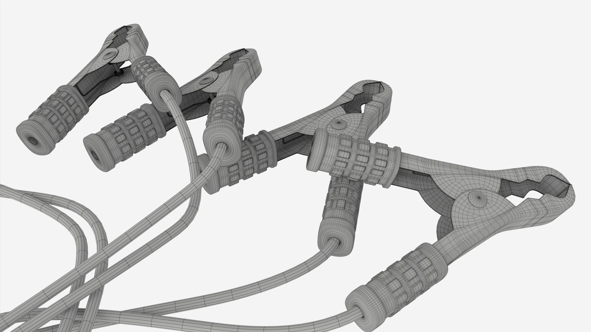 Car Battery Jumpers 3D model_6