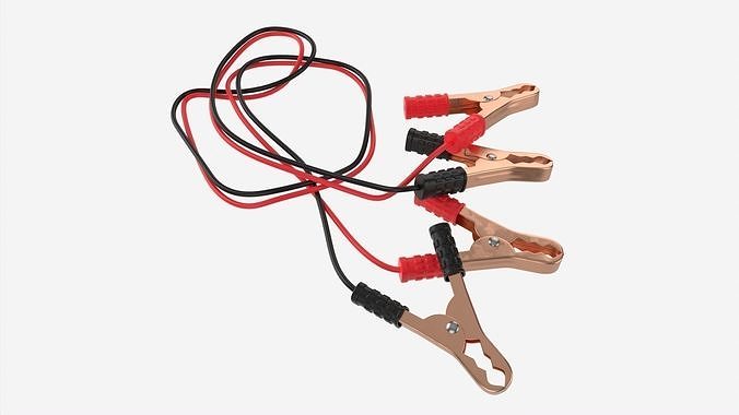 Car Battery Jumpers 3D model