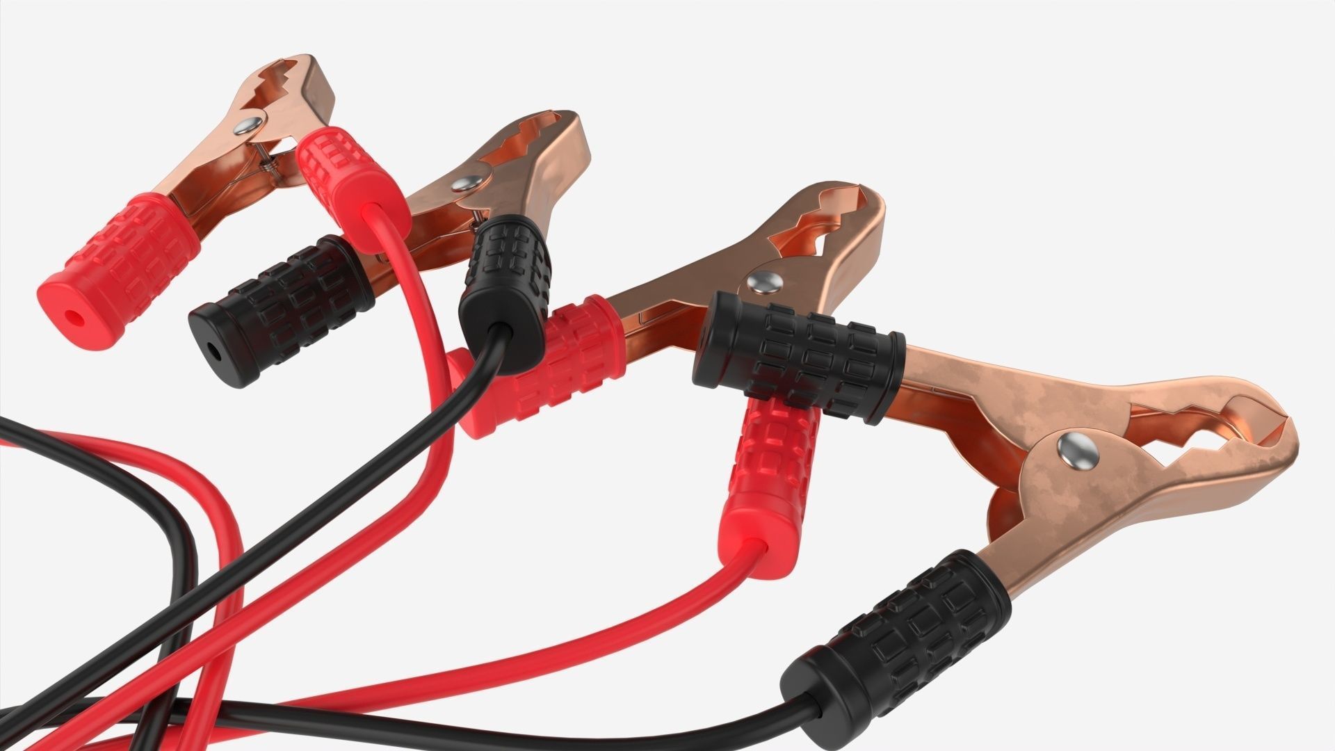 Car Battery Jumpers 3D model_2