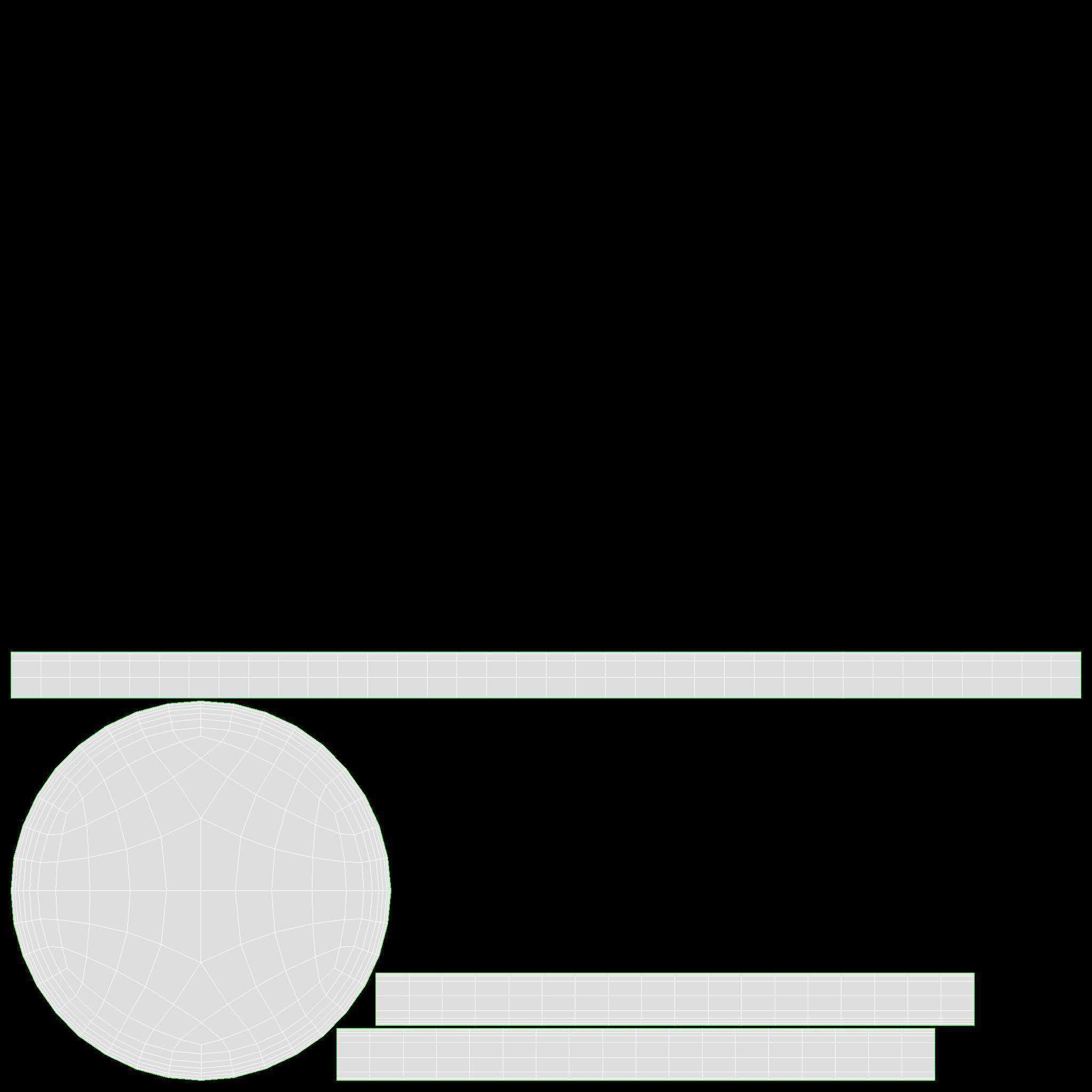 Headlight Car Lamp 3D model_9