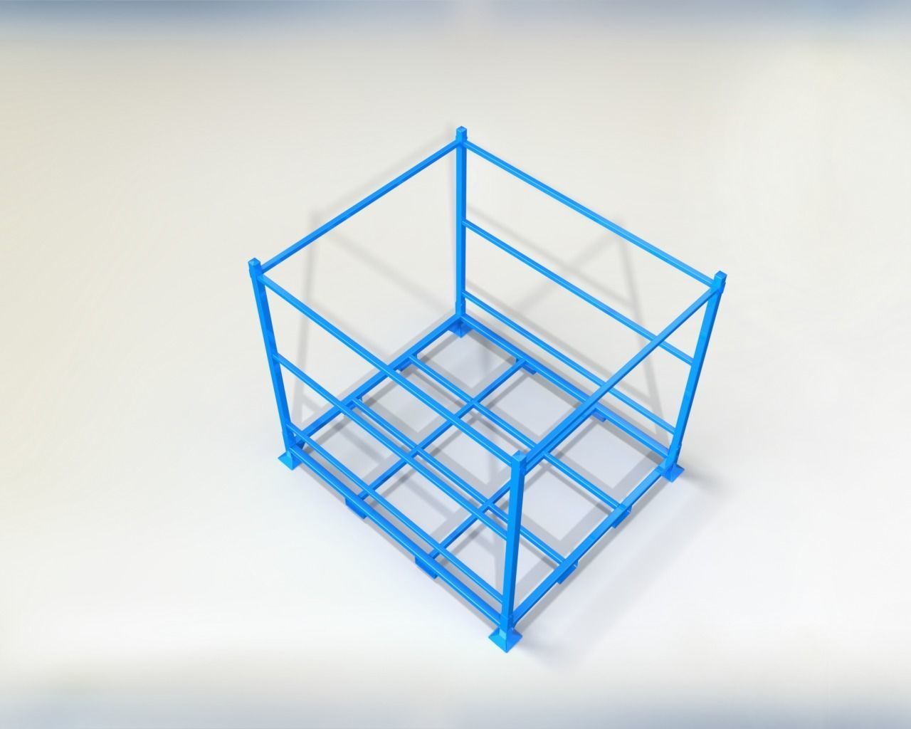 DUCT-TYRES STORAGE PALLET 3D model_2