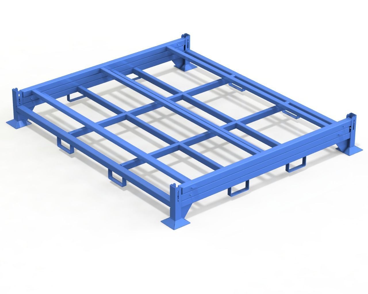 DUCT-TYRES STORAGE PALLET 3D model_5