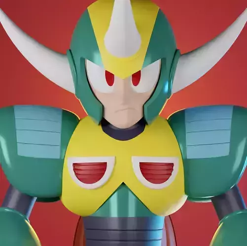 Centaur Man Rockman MegaMan 3D model 3D model