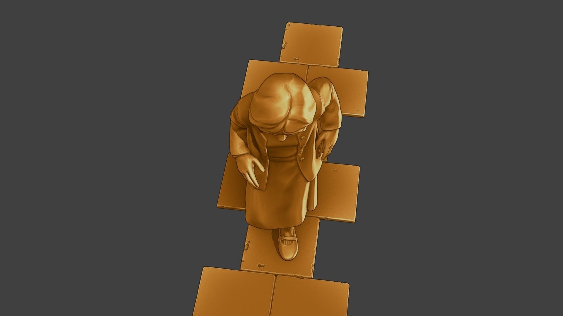 ww2 Casual Girl CG1 003 3D print model_14