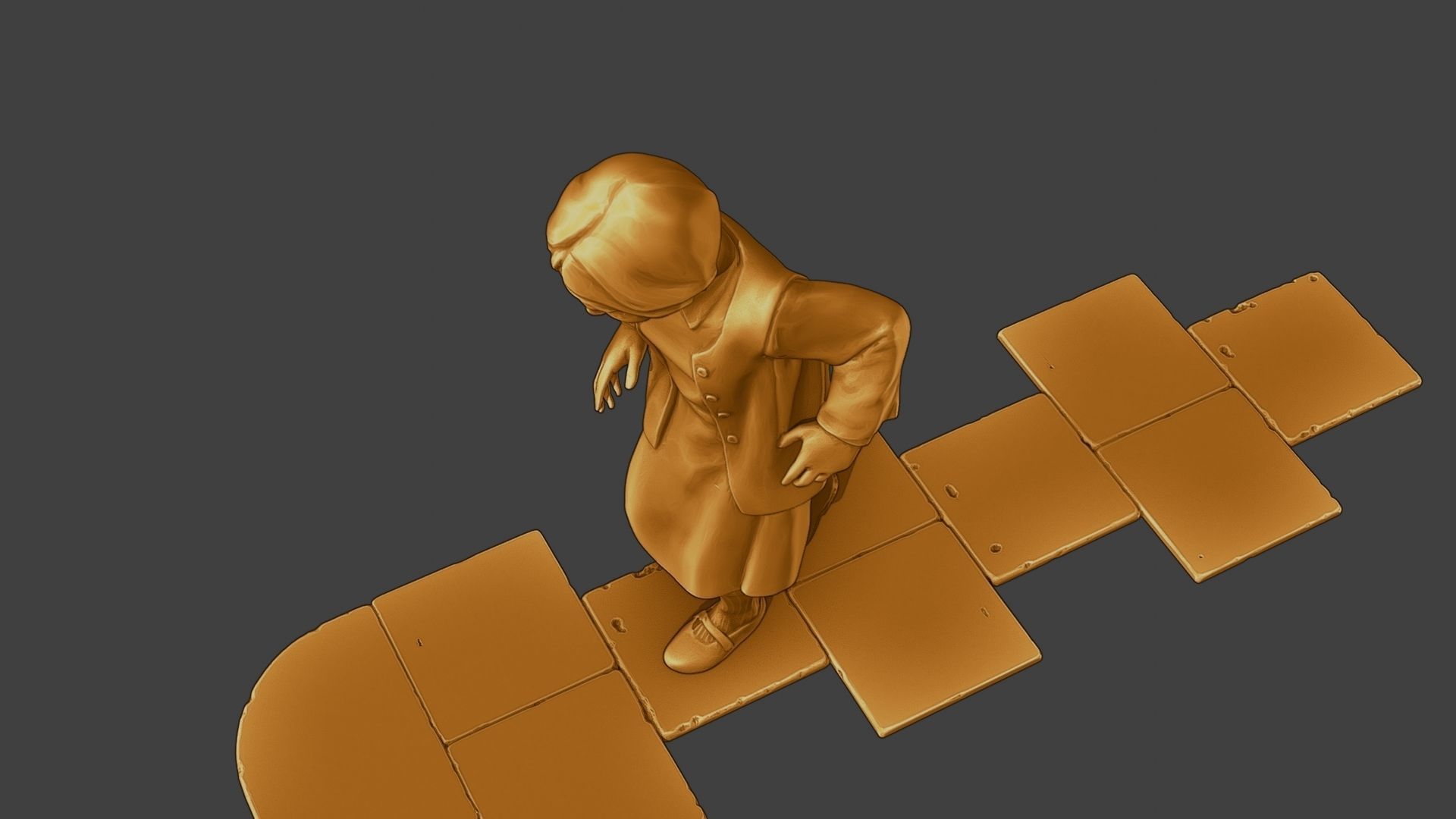 ww2 Casual Girl CG1 003 3D print model_15