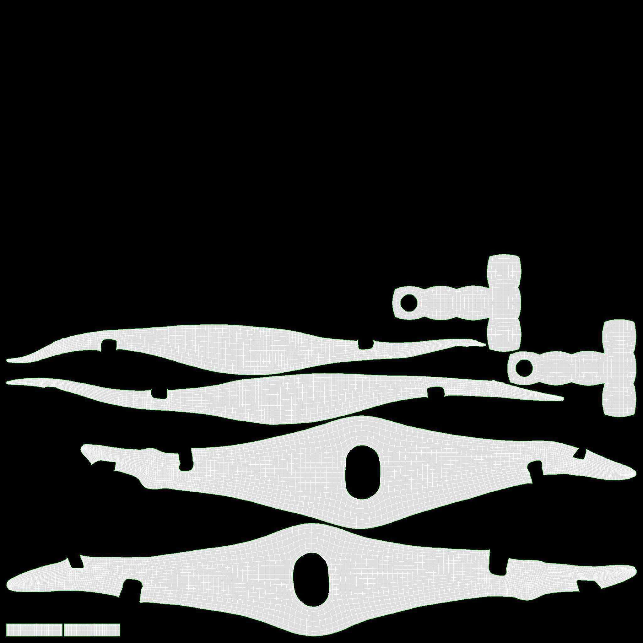 Ceramic Abstract Figurines 3D model_8