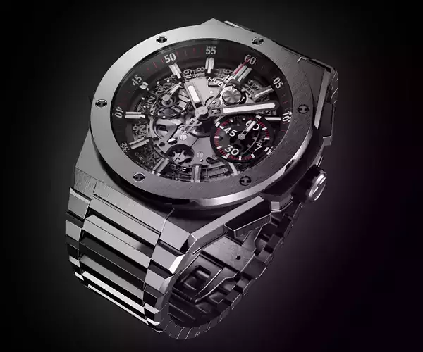 HUBLOT - Big Bang - Integrated Titanium 3D model