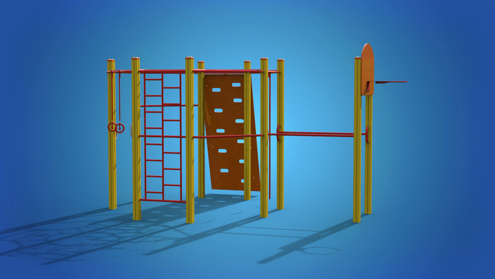 Playground for kids 3D model_8
