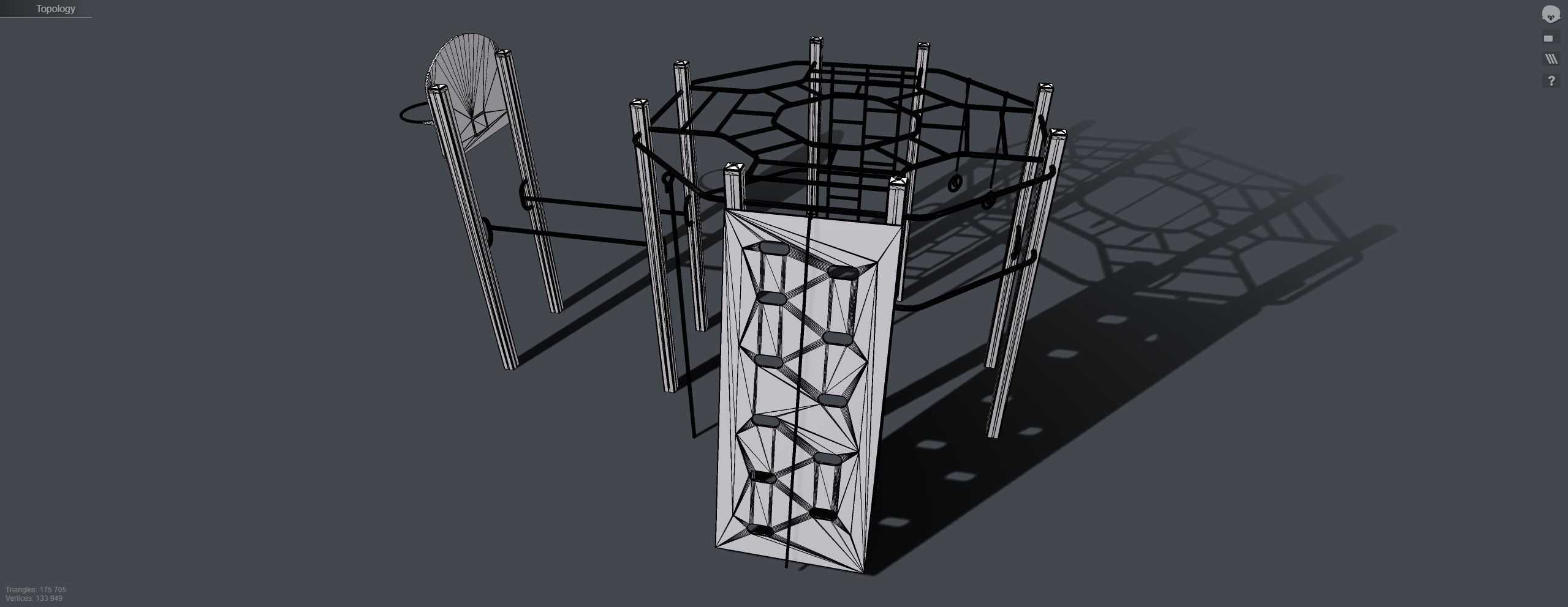 Playground for kids 3D model_11