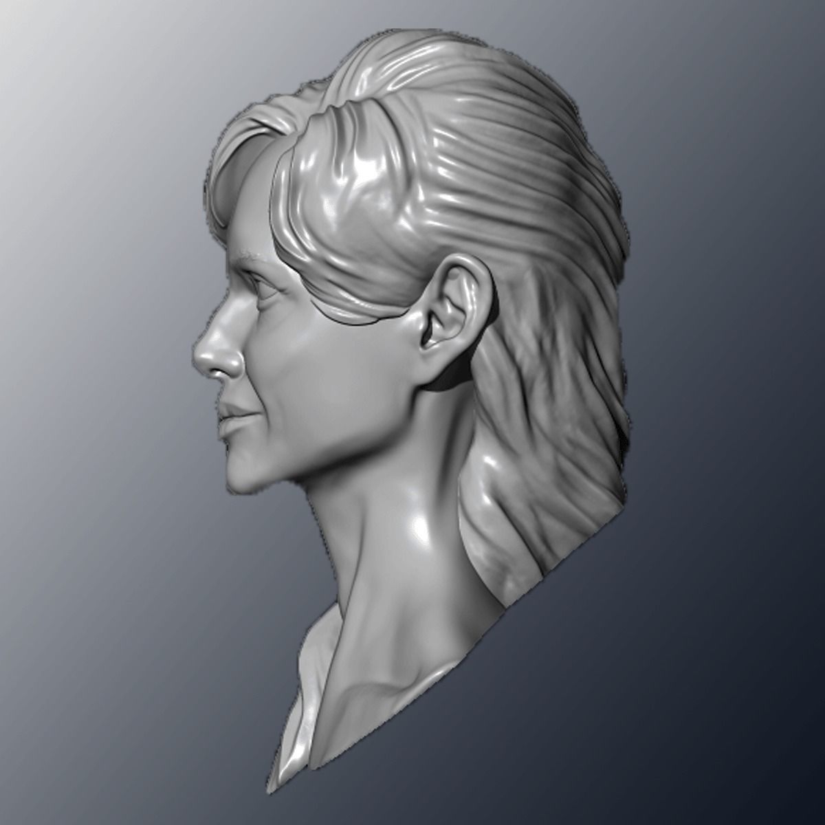 Angelina Jolie head sculpture 3D print model_13