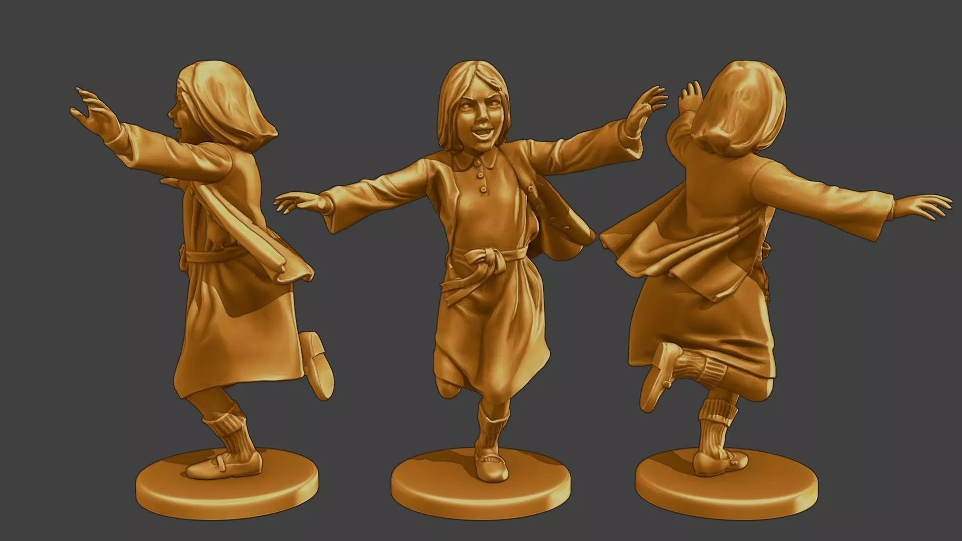 ww2 Casual Girl CG1 006 3D print model