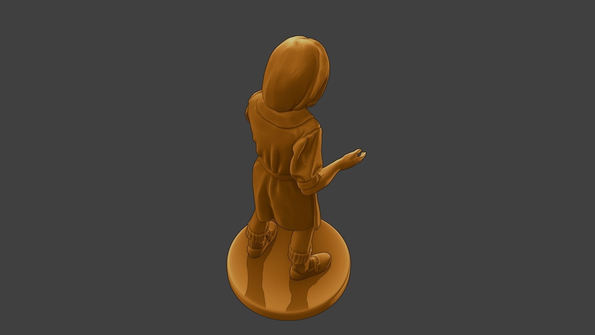 ww2 Casual Girl CG1 007 3D print model_22