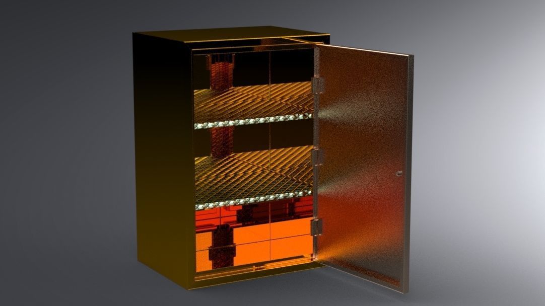 Cupbooard Sheetmetal Model 3D model_10