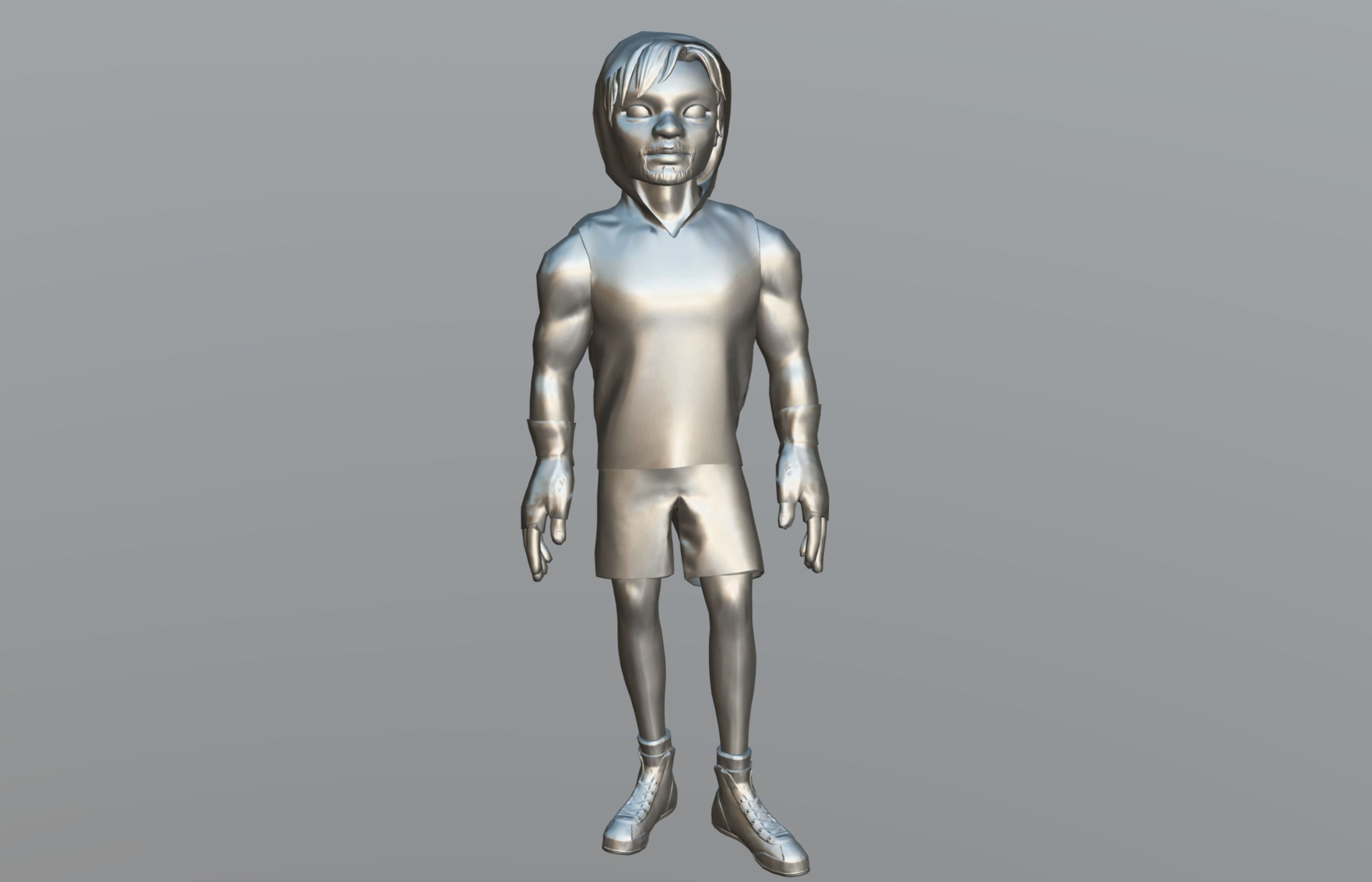 Boxer Pack Low-poly 3D model_21