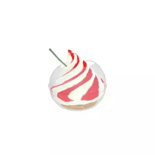 cream ball crousti strawberry 