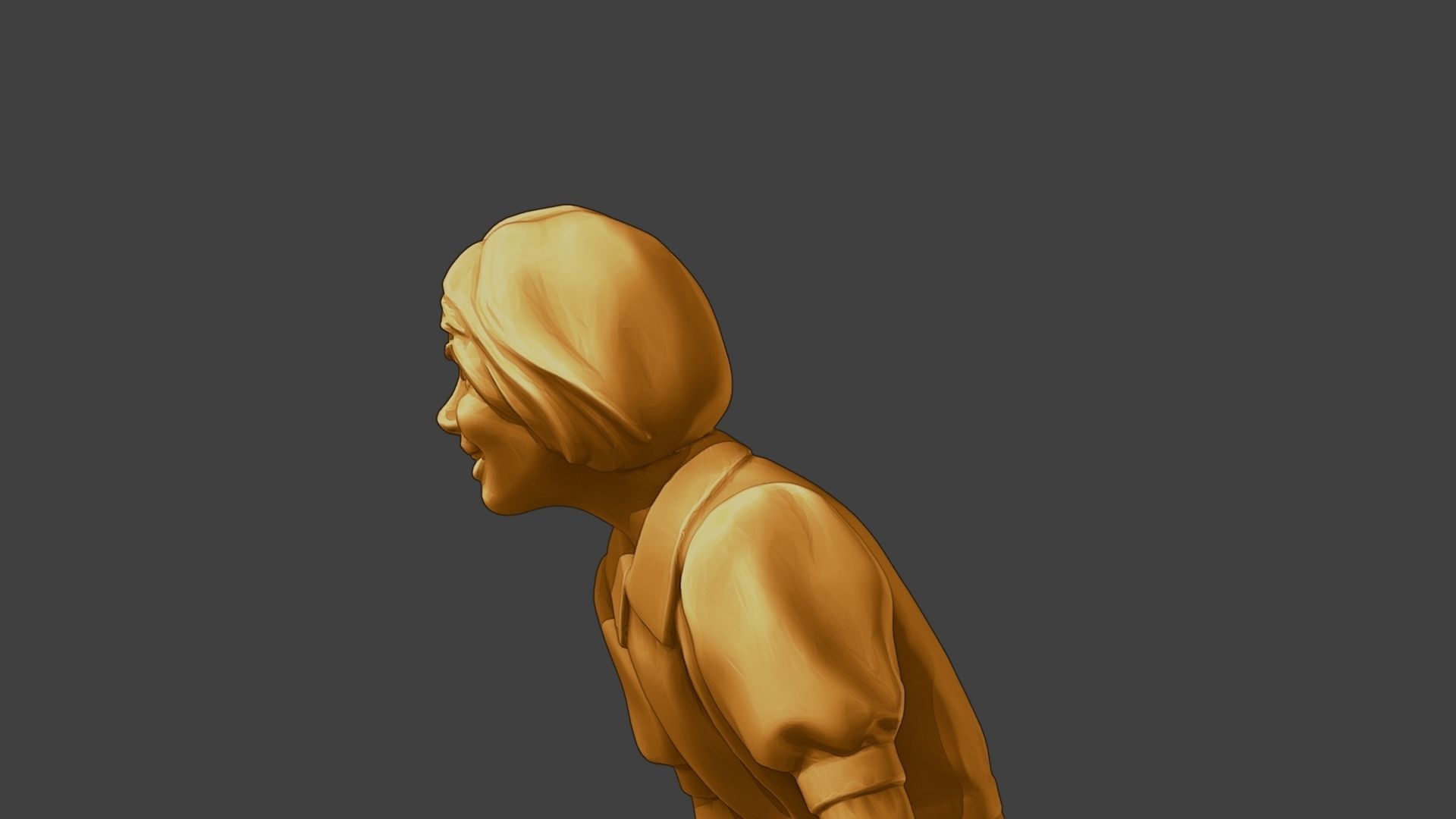 ww2 Casual Girl CG1 009 3D print model_17