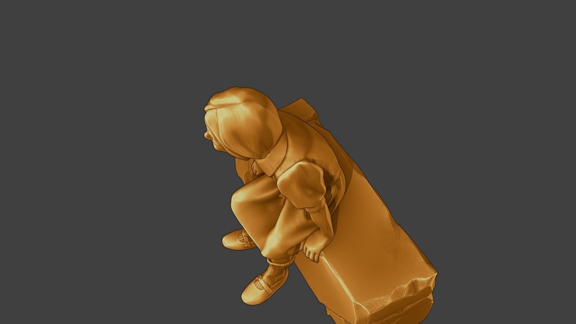 ww2 Casual Girl CG1 009 3D print model_15