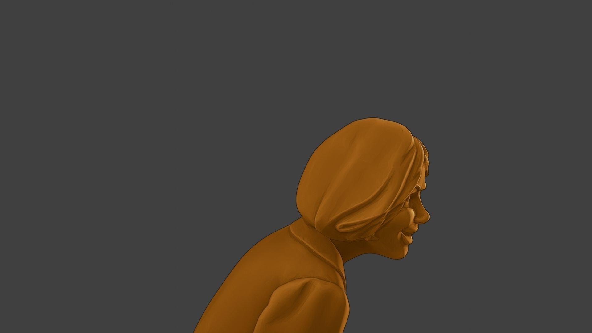 ww2 Casual Girl CG1 009 3D print model_20