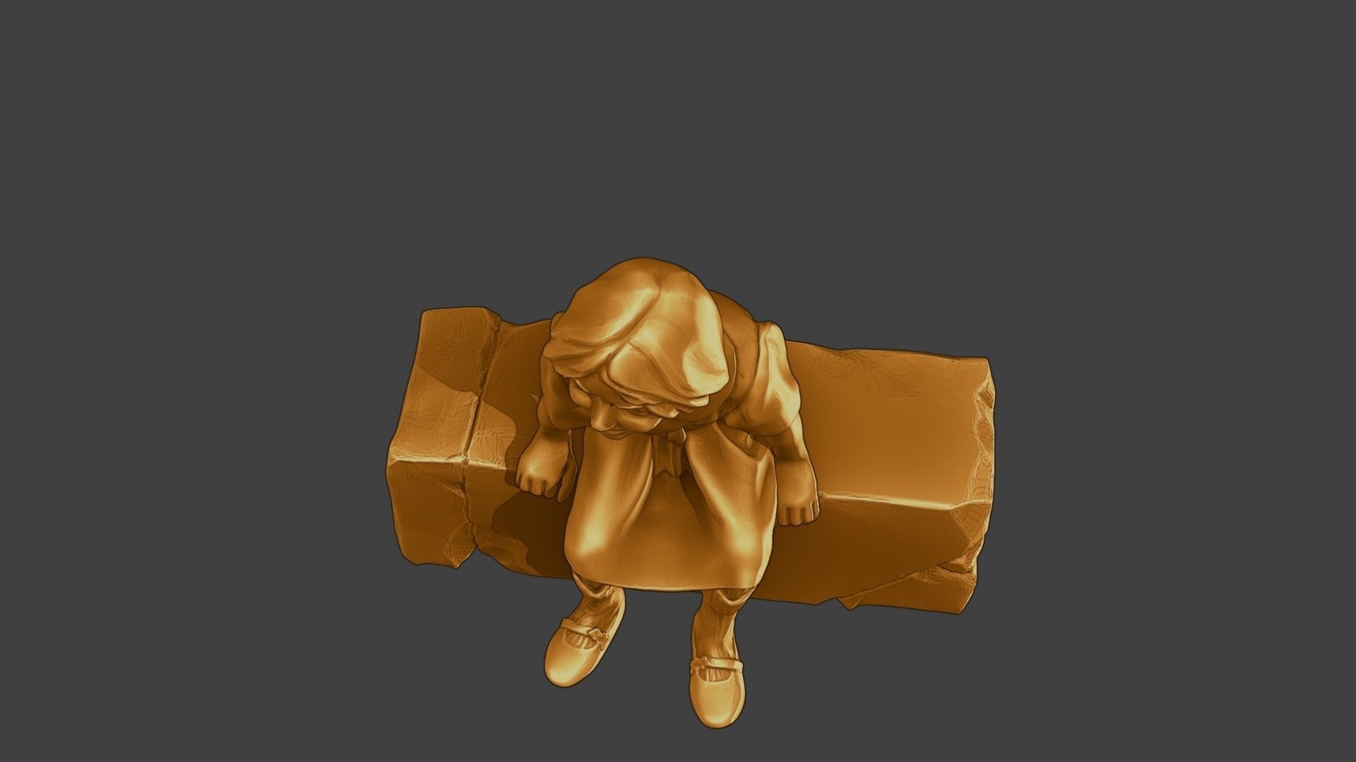 ww2 Casual Girl CG1 009 3D print model_14