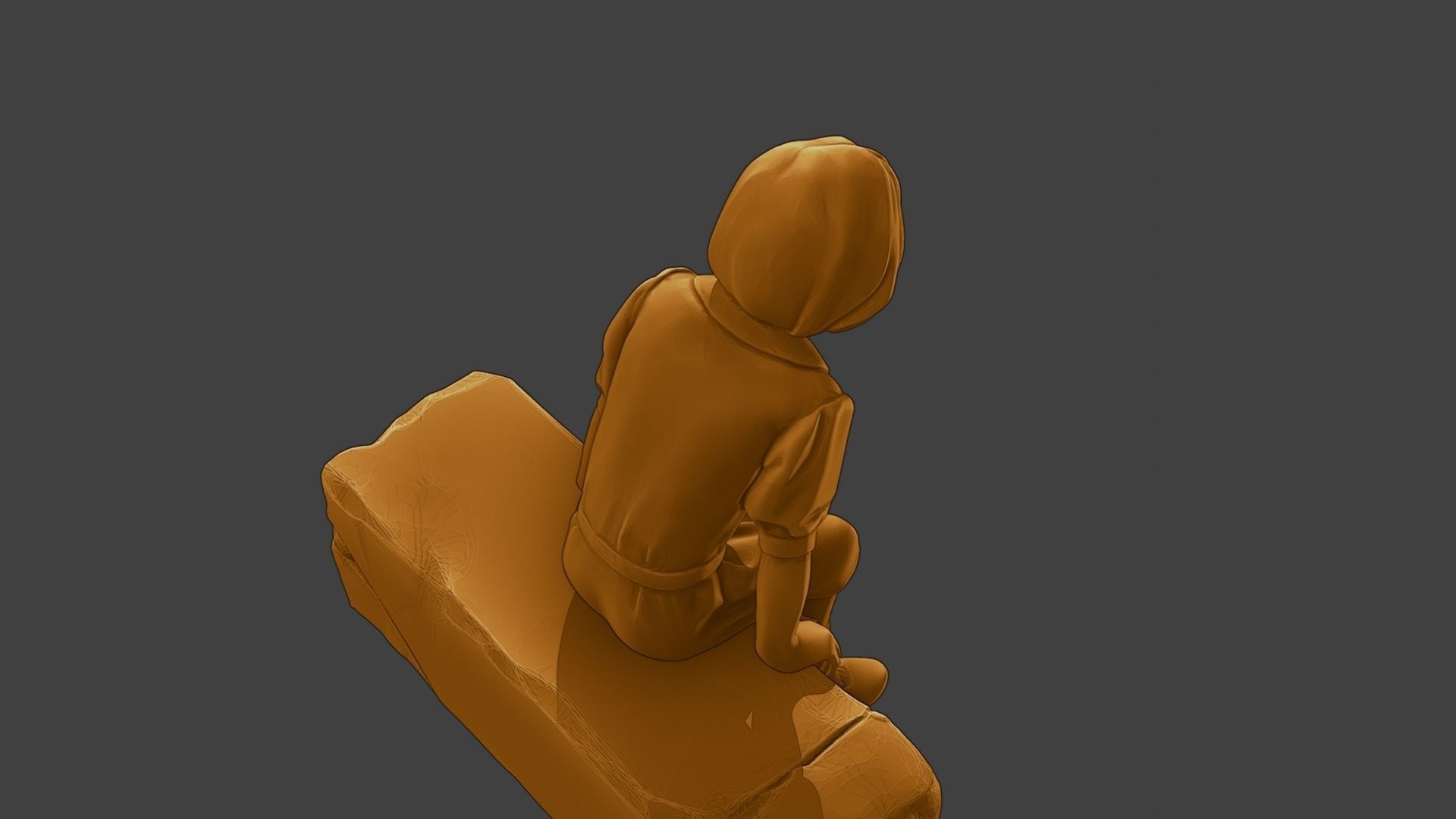 ww2 Casual Girl CG1 009 3D print model_22