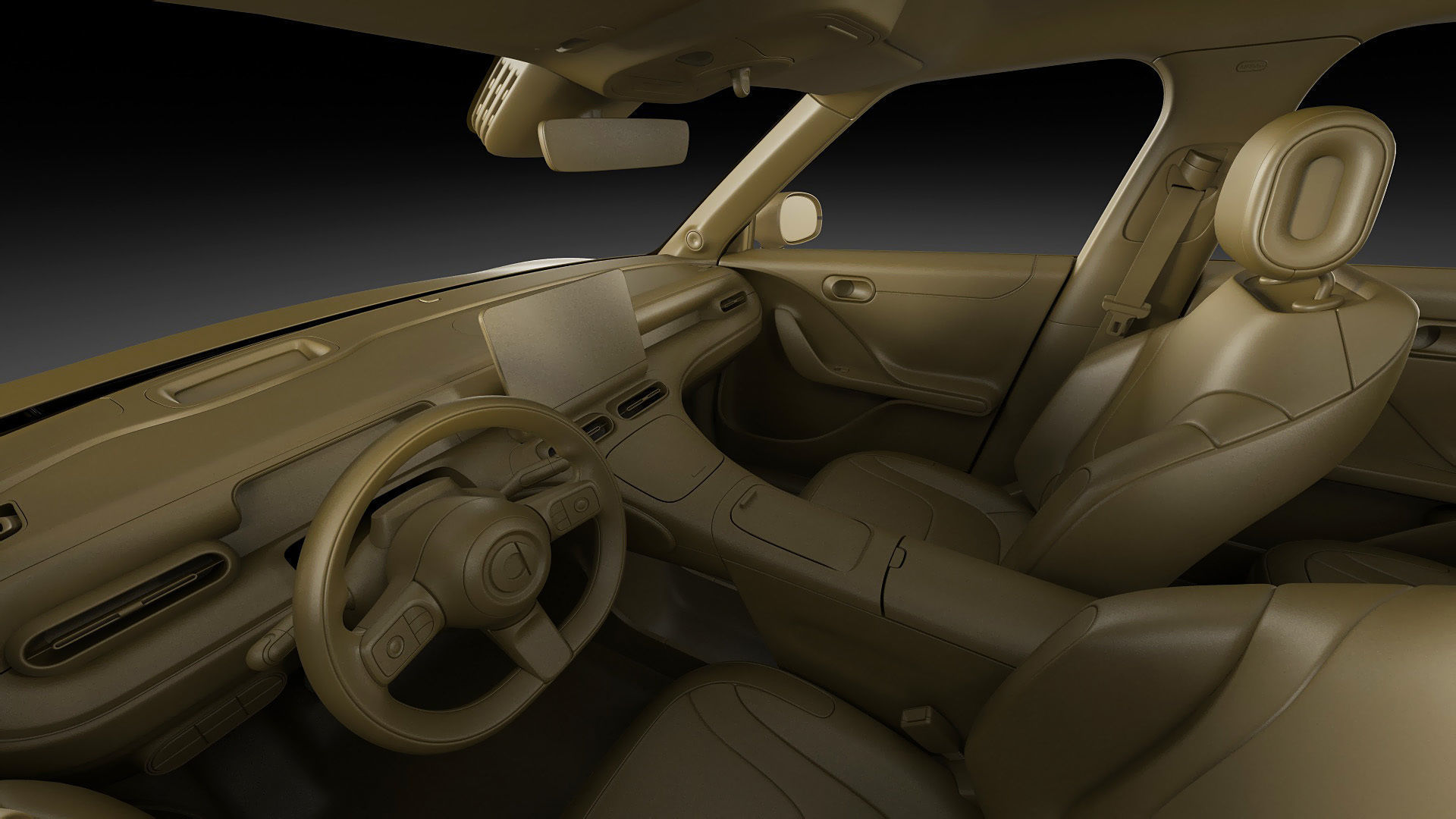 Smart 1 One 2023 with interior 3D model_30