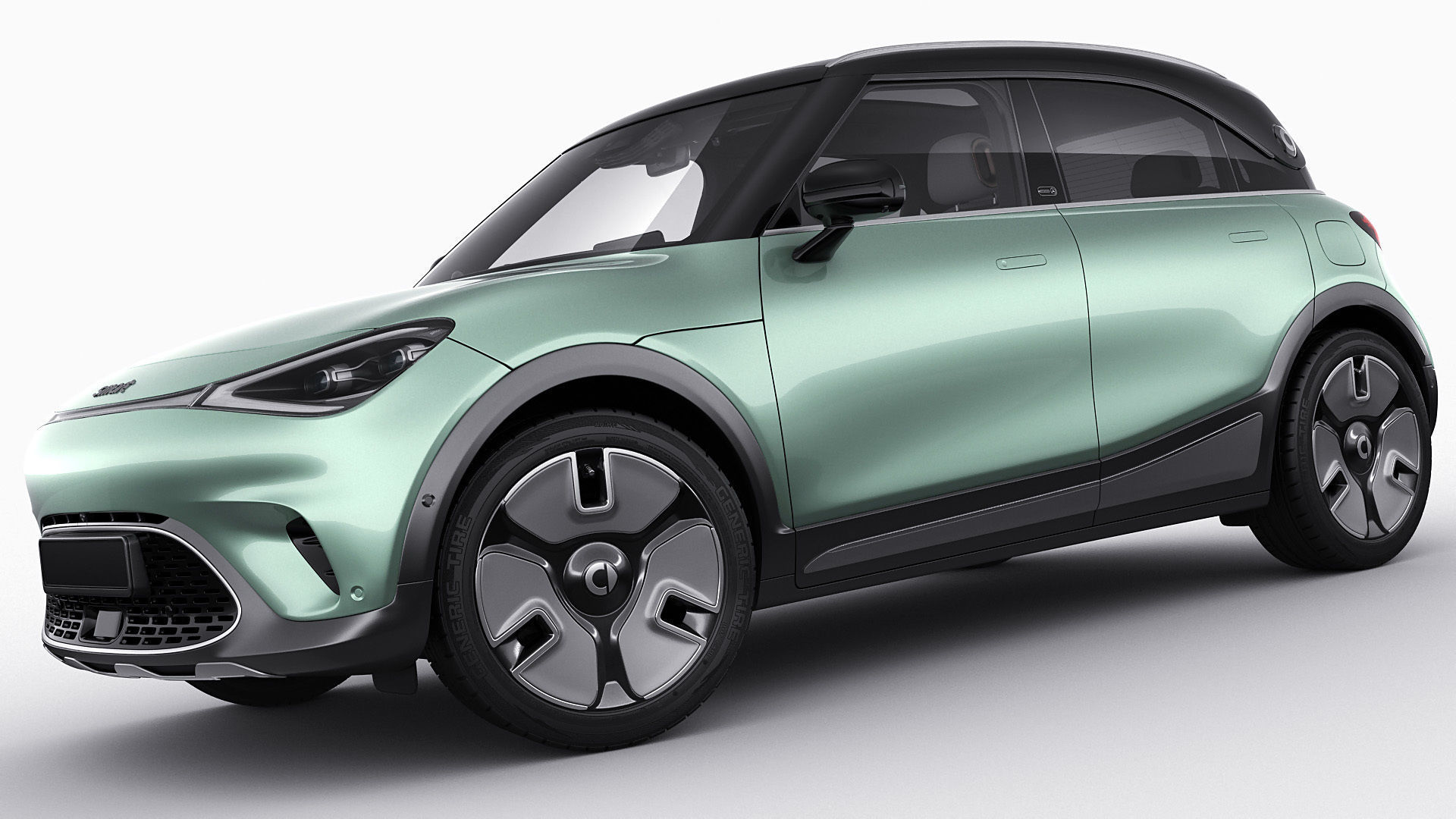 Smart 1 One 2023 with interior 3D model_12