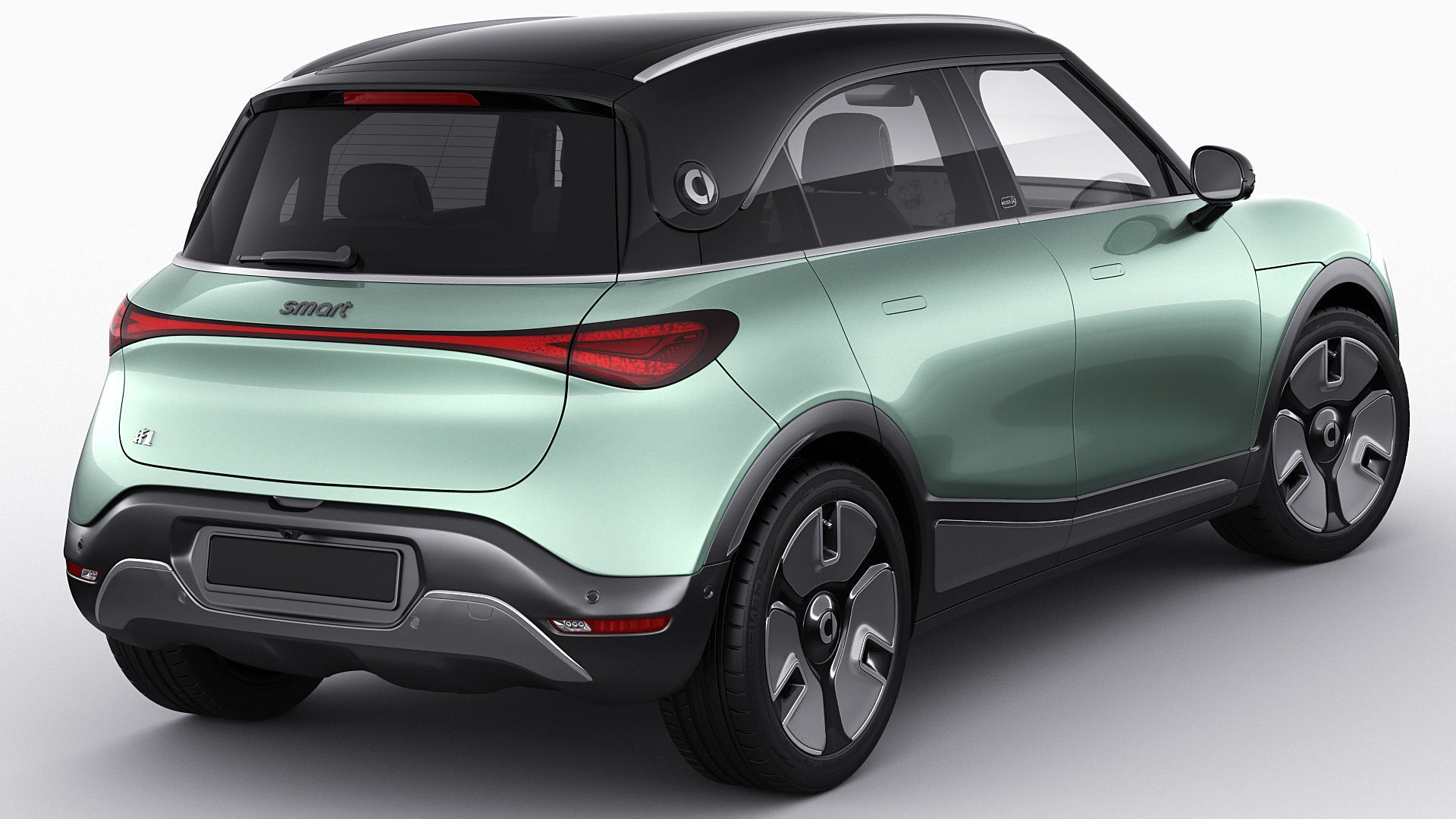 Smart 1 One 2023 with interior 3D model_2