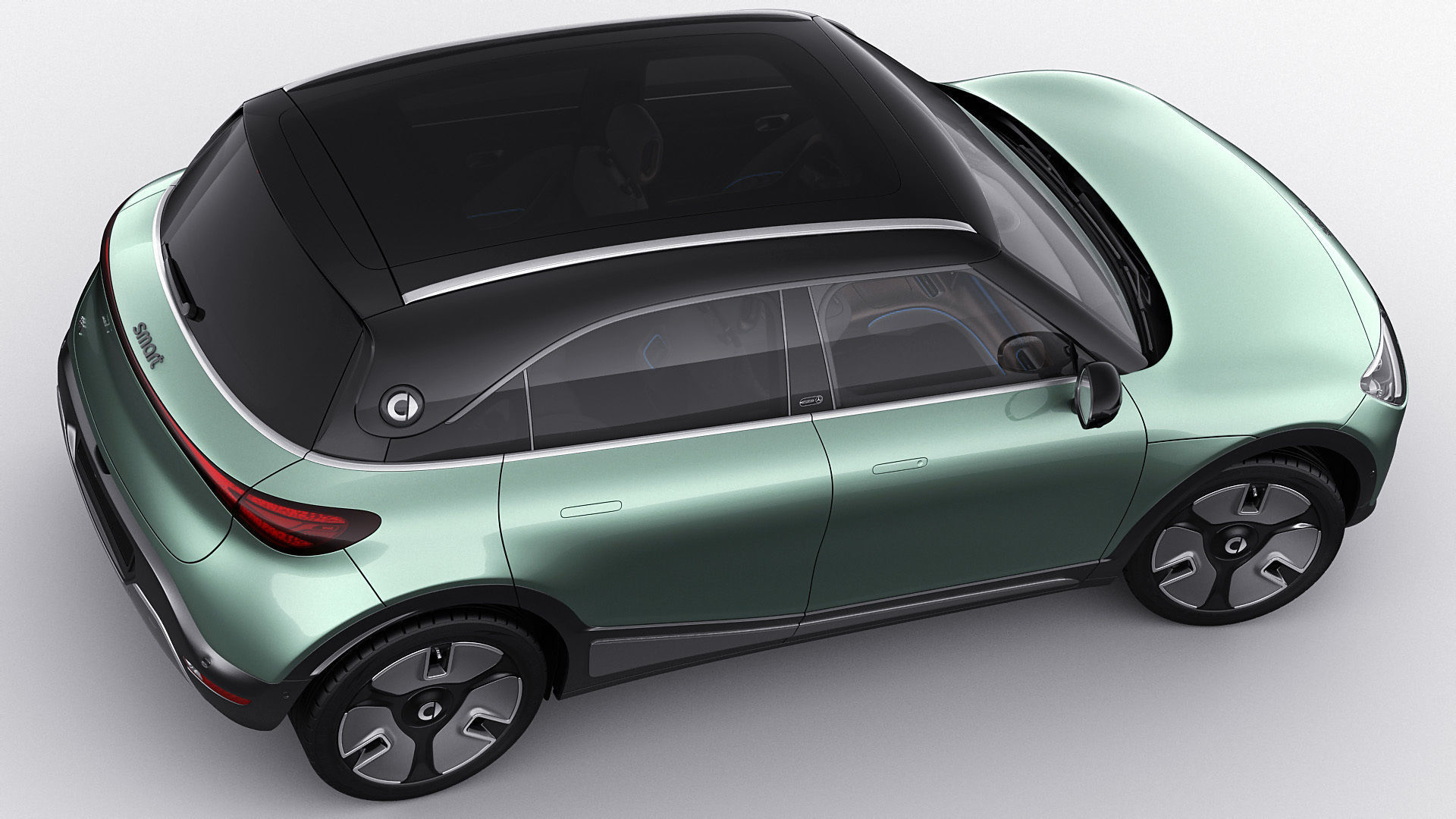Smart 1 One 2023 with interior 3D model_11