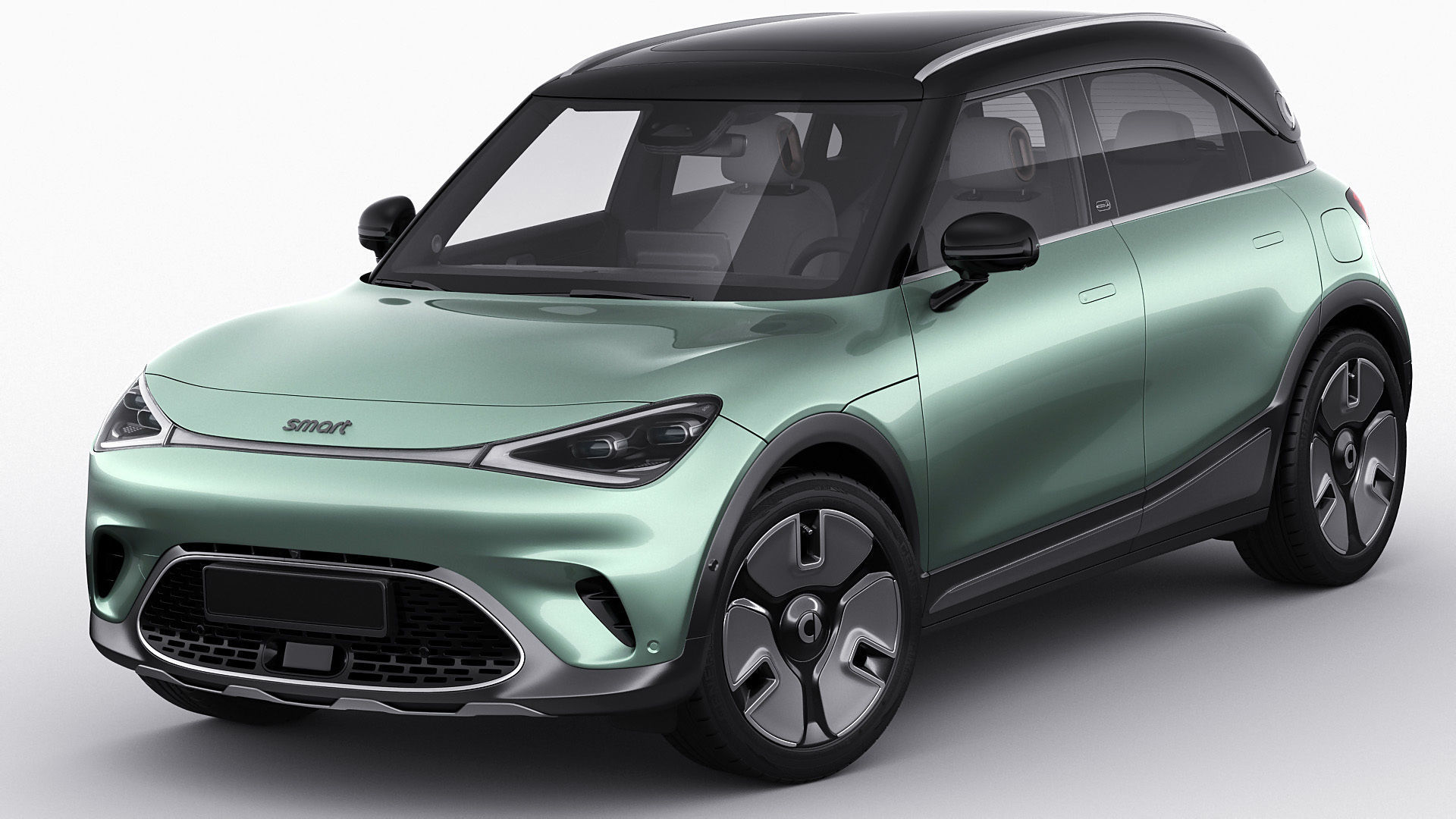 Smart 1 One 2023 with interior 3D model_1