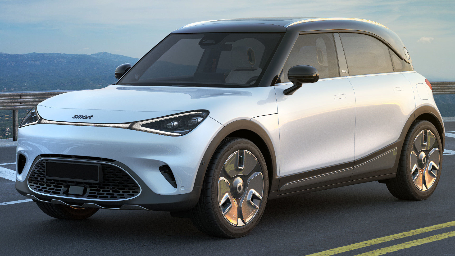 Smart 1 One 2023 with interior 3D model_24