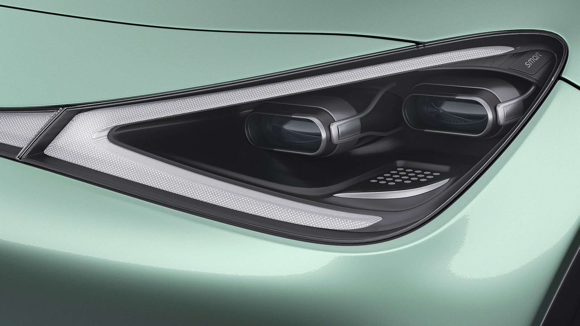 Smart 1 One 2023 with interior 3D model_7