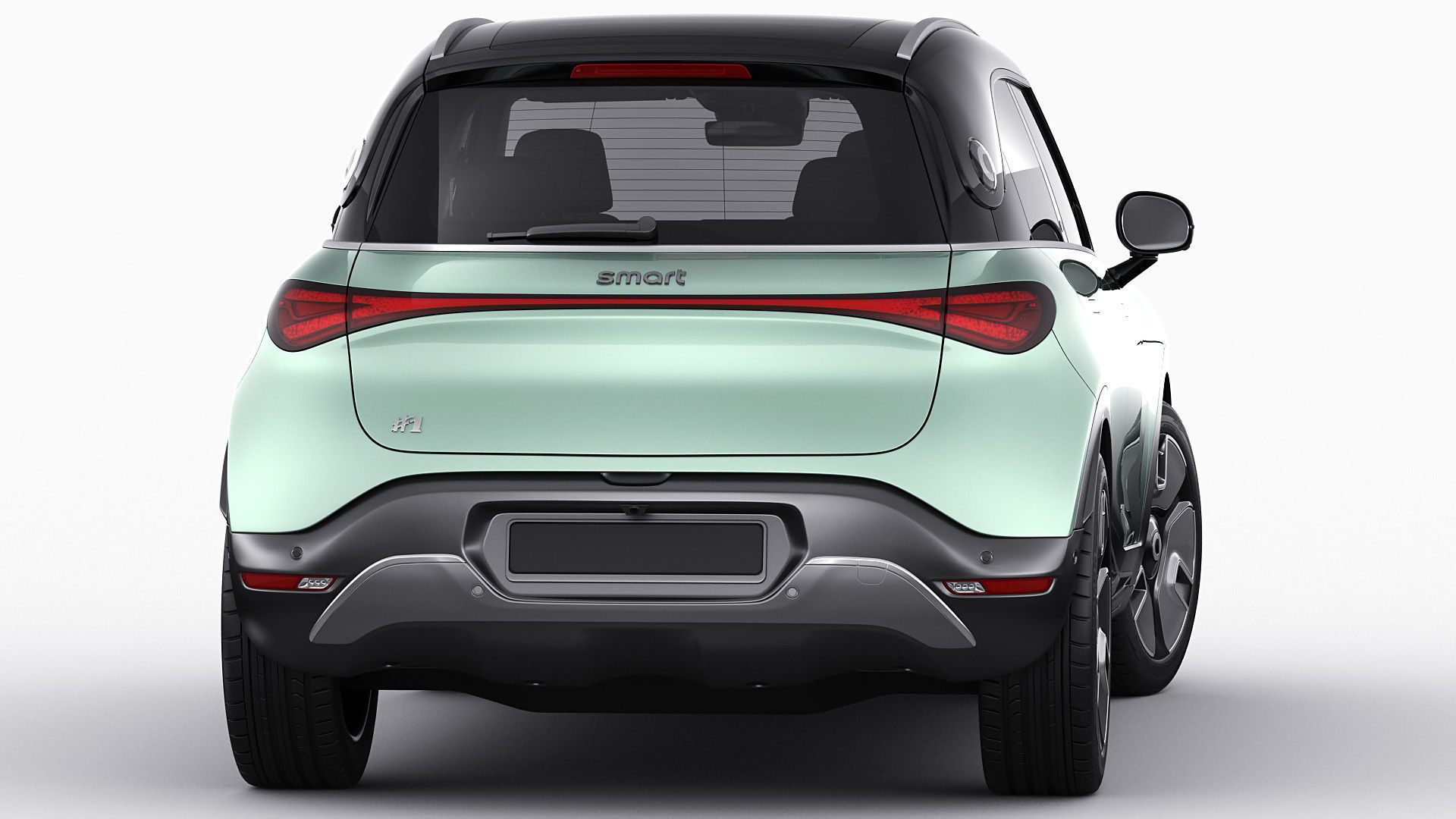 Smart 1 One 2023 with interior 3D model_17