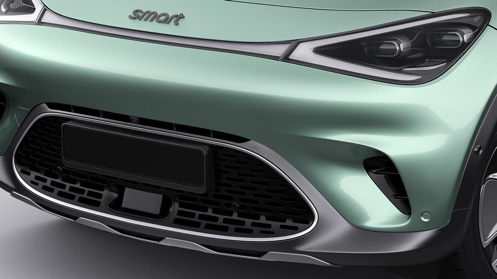 Smart 1 One 2023 with interior 3D model_6