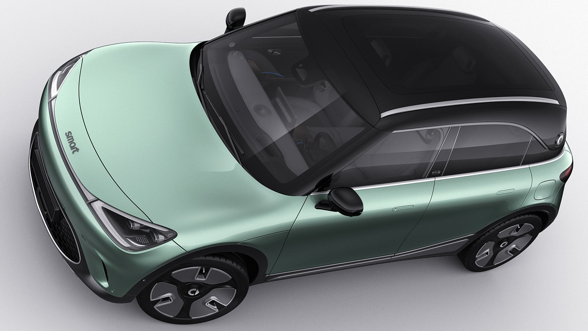Smart 1 One 2023 with interior 3D model_10