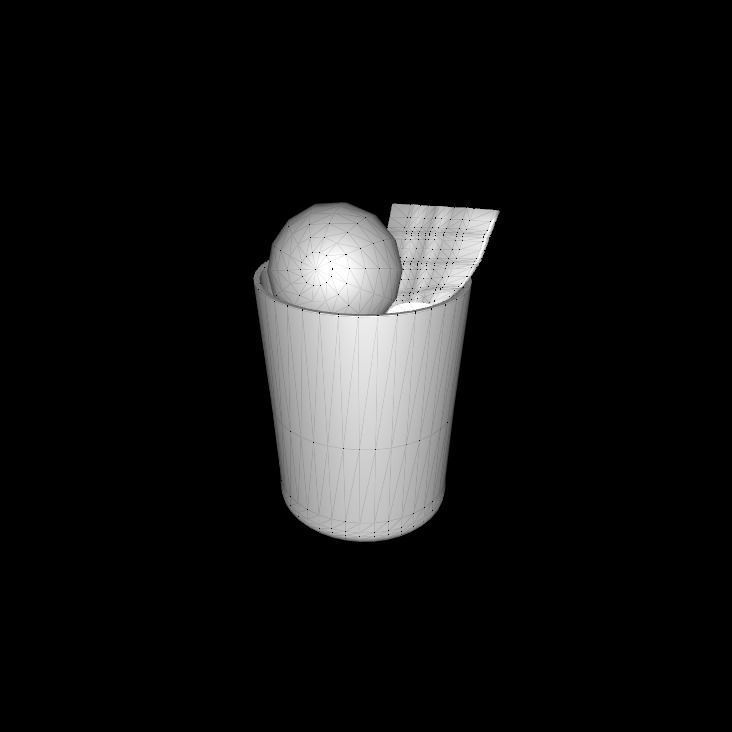 wafer caramel ice cream 3D model CGTrader