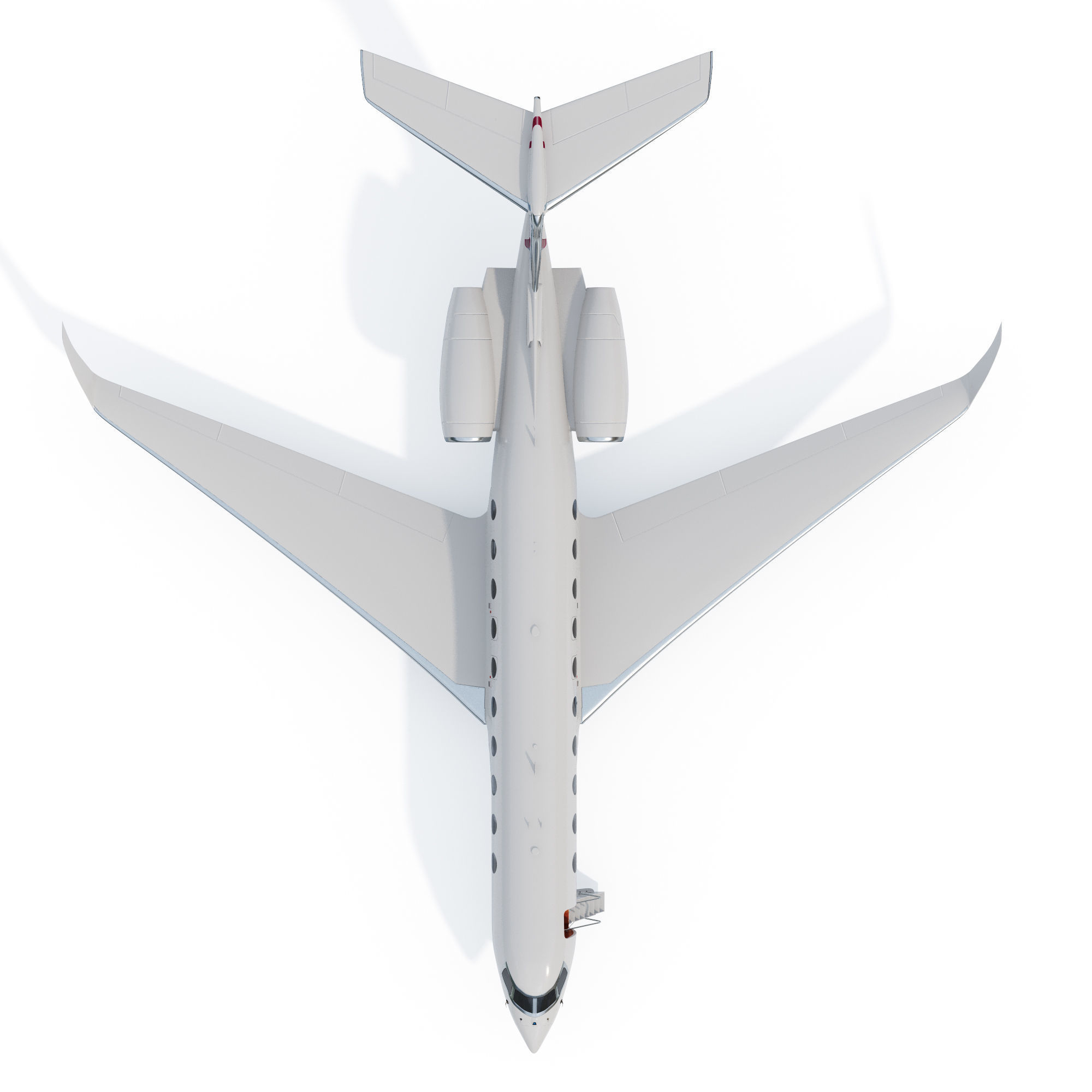 Aircraft  G700 3D model_1
