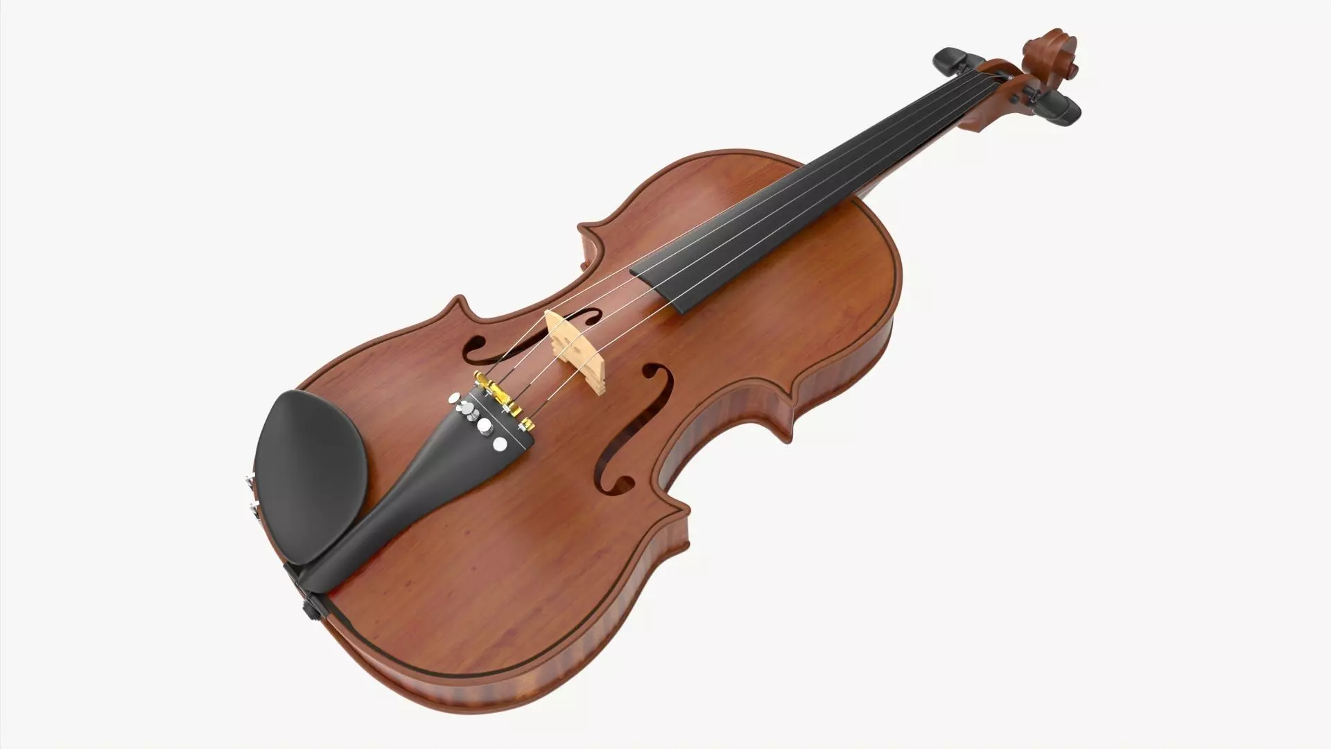 Classic Adult Violin 3D model