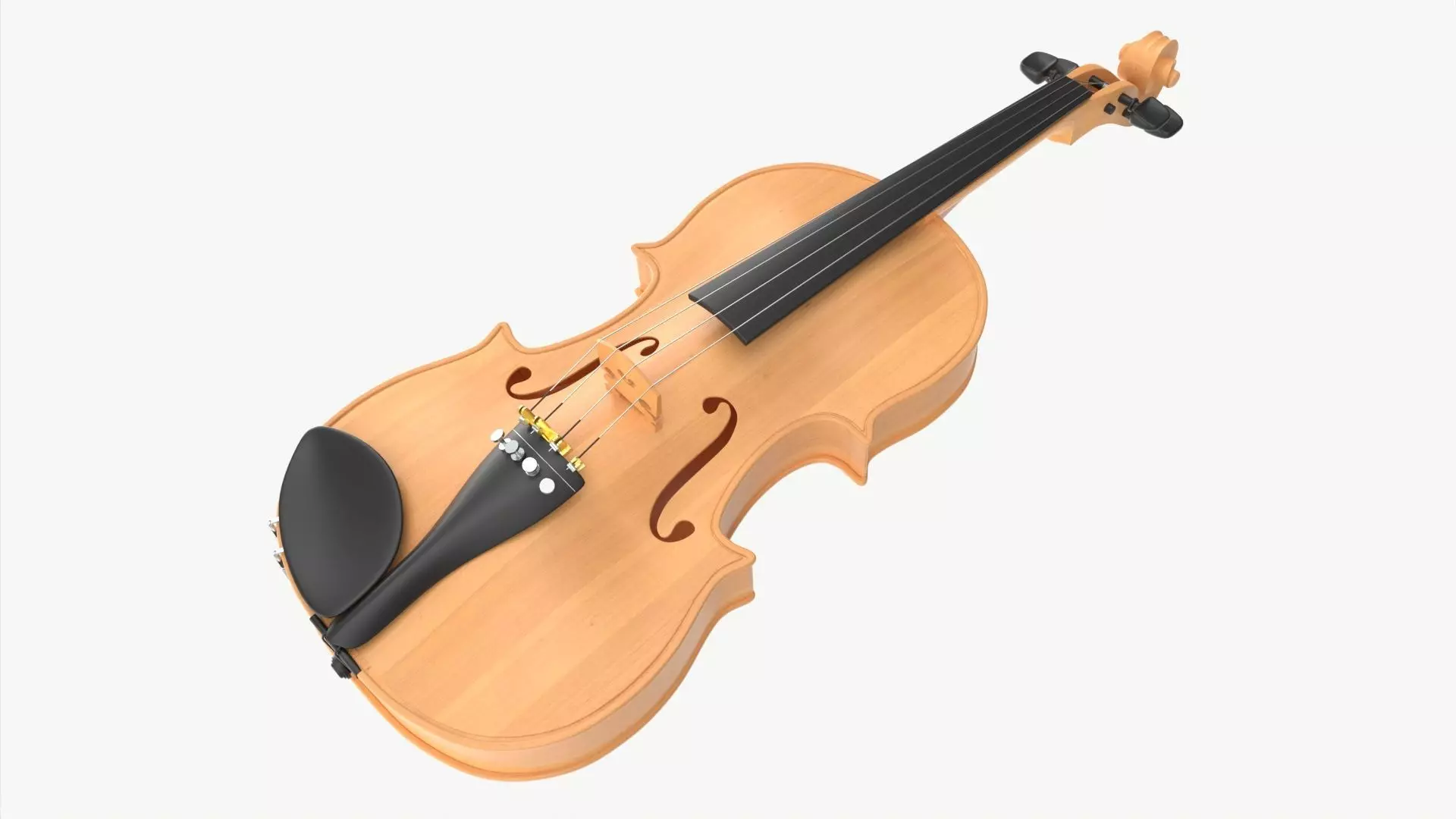 Classic Adult Violin Light 3D model