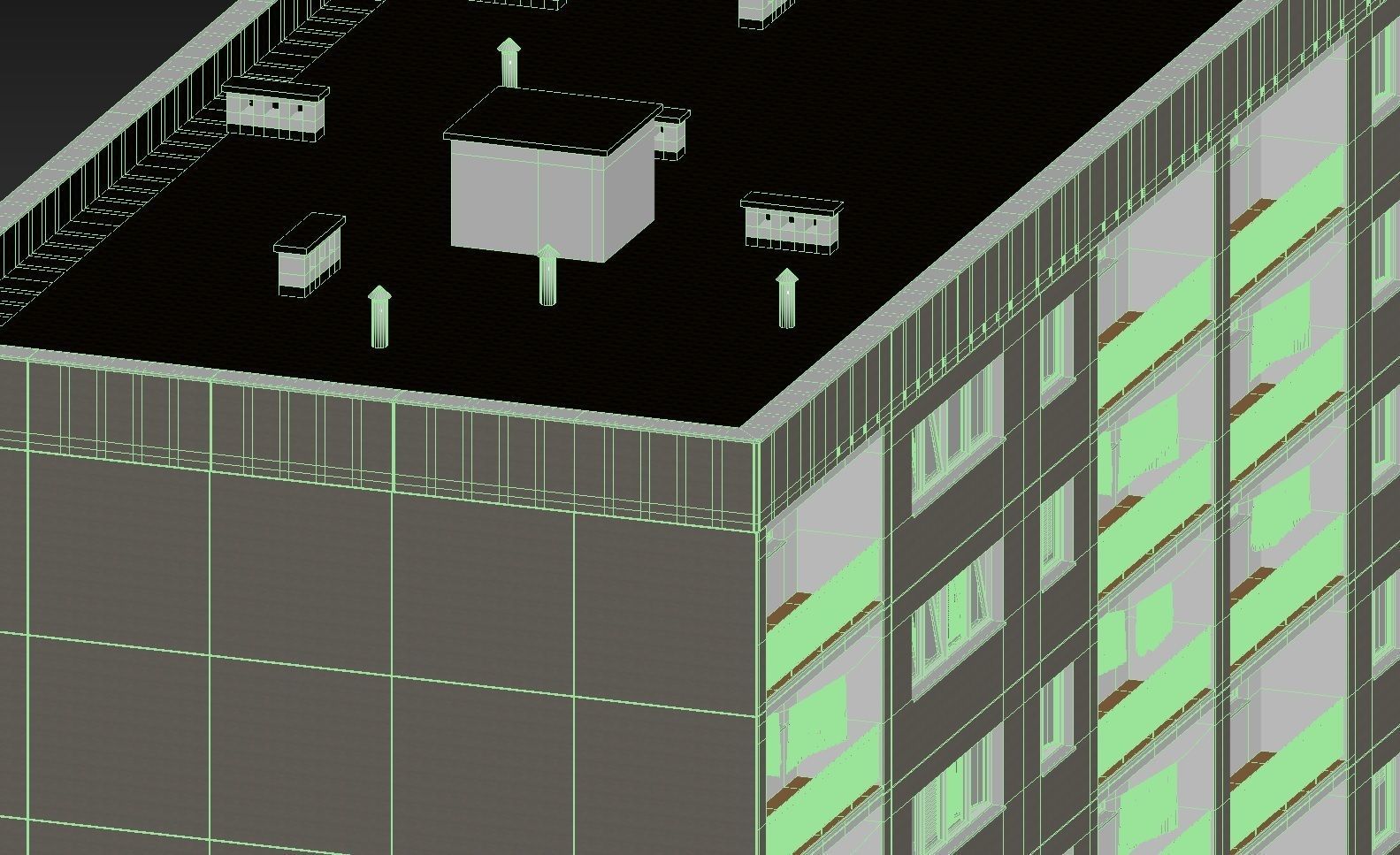 PRE-FABRICATED CONCRETE PANEL RESIDENTIAL BUILDINGS ASSET 3D model_19