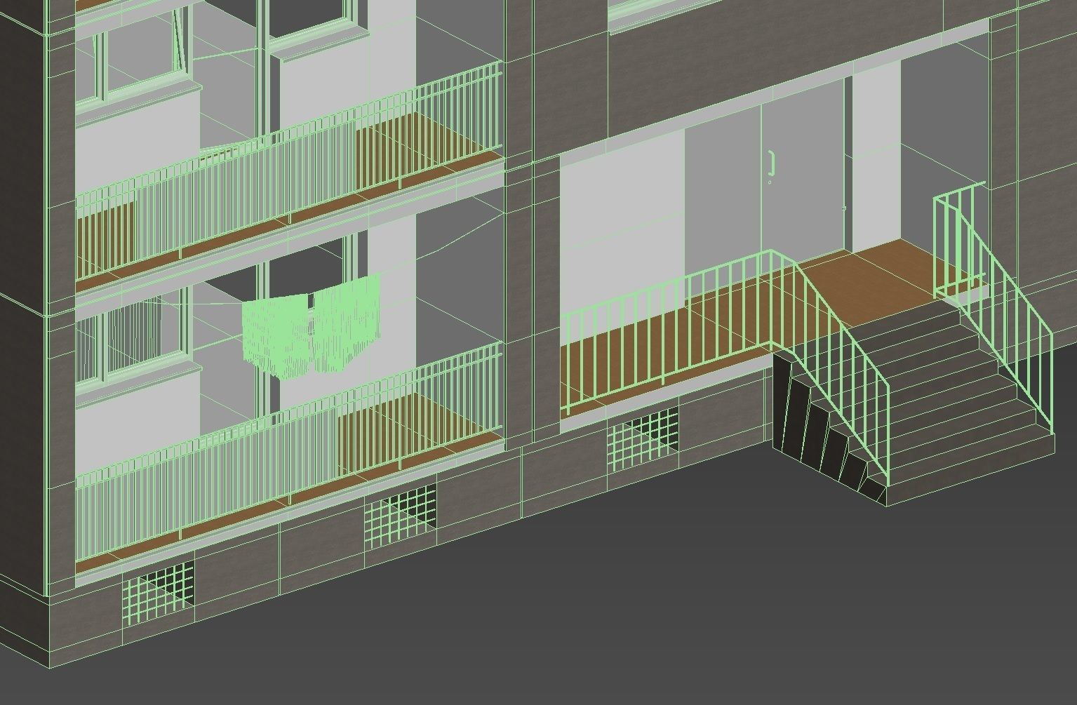 PRE-FABRICATED CONCRETE PANEL RESIDENTIAL BUILDINGS ASSET 3D model_18