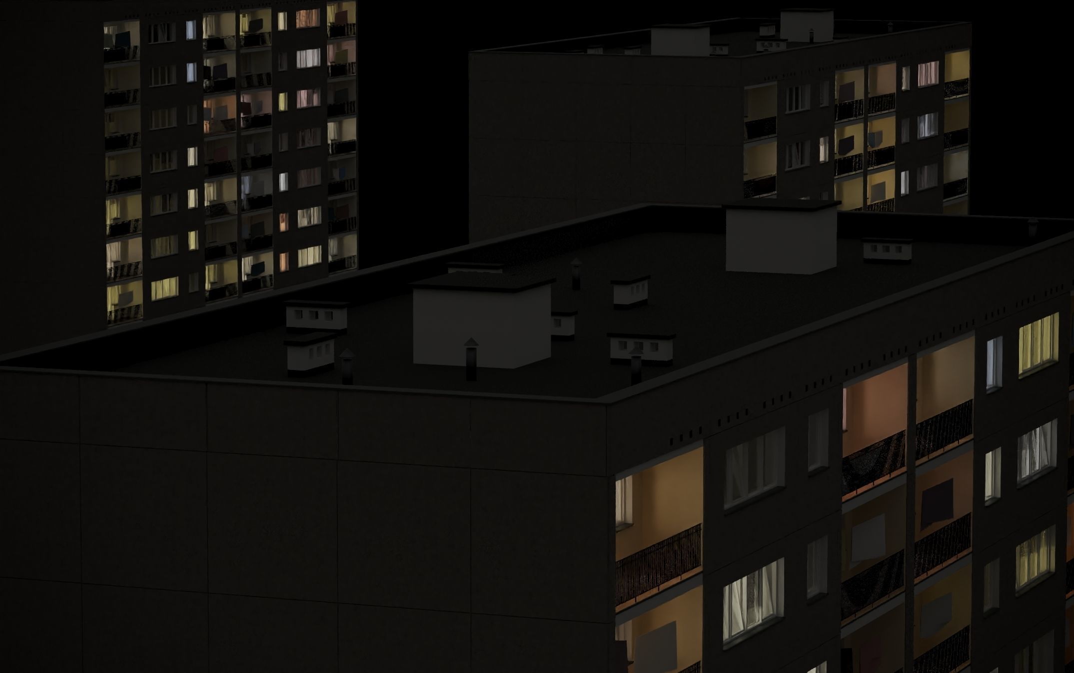 PRE-FABRICATED CONCRETE PANEL RESIDENTIAL BUILDINGS ASSET 3D model_13