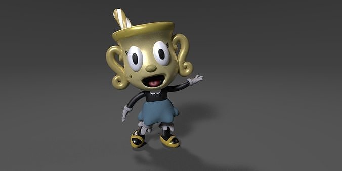 MRS CHALICE - CUPHEAD 3D print model