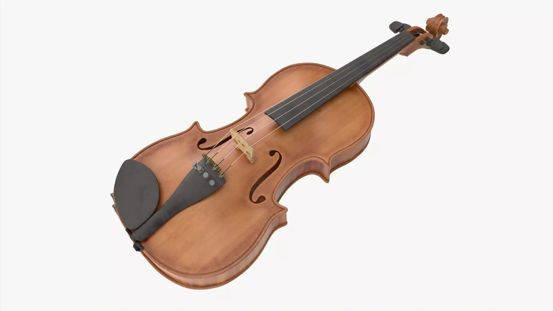 Classic Adult Violin Worn 3D model