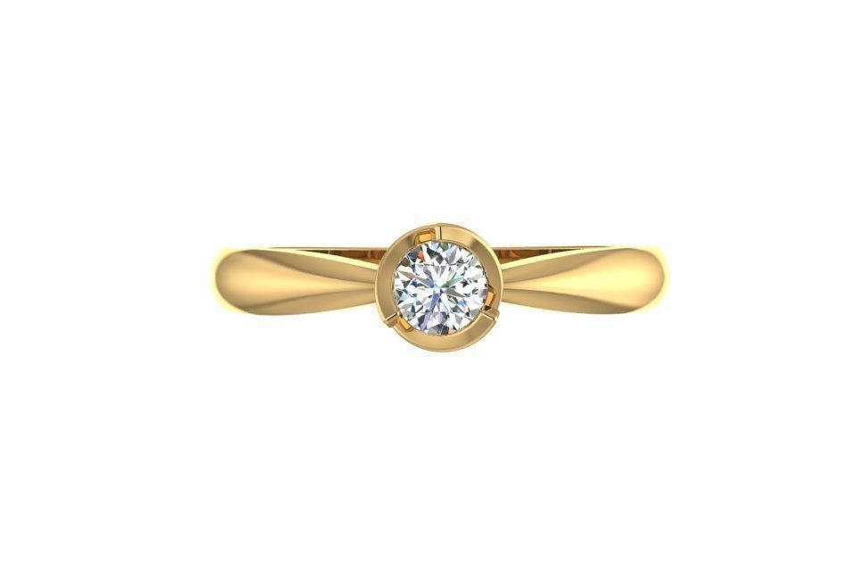 ring with rotating basket 0016 3D print model_3